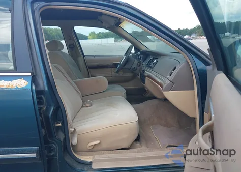 1997 Mercury Grand Marquis Gs from USA, damaged, VIN 2MELM74W7VX622871